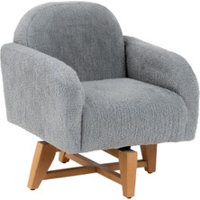 Norde Junior Cozy Gri 360 Derece Dönebilen Teddy Berjer