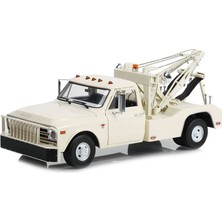 1:18 Greenlight 1968 Chevrolet C-30 Dually Wrecker Beyaz Model Araba