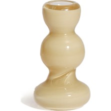 Helle Mardahl Mini Sarı Cam Şamdan