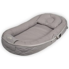 Miniboni Babynest Gri 0-24 Ay Katlanır Bebek Mobil Yatağı