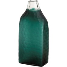 Bakara Collection Yeşil Cam Dekoratif Vazo 36 cm