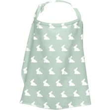 Deux Lapins Mono Lapin Matcha Green Pamuklu Müslin Bebek Emzirme Önlüğü