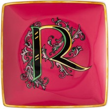 Rosenthal Alphabet R Harfli Porselen Dekoratif Tabak 12 cm