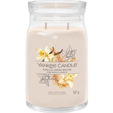 Yankee Candle Vanilla Crème Brûlée Kahverengi Büyük Mum 567 G