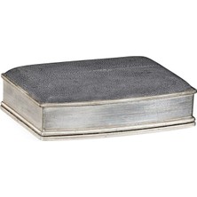 Modern Luxe Gümüş Mücevher Kutusu