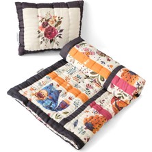 Uniqlooms Animals El Yapımı Organik Pamuk Bebek Çocuk Yatak Örtüsü Takımı