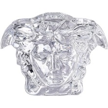 Versace Medusa Grande Kristal Şeffaf Vazo