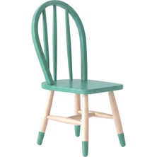 Woody&Happy Mint Masif Ahşap Çocuk Sandalyesi