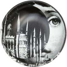 Fornasetti N 406 Yüz Baskılı Porselen Kül Tablası
