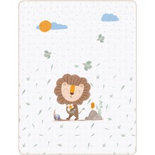 Casadora Baby Simba Organik Pamuk Biyeli Çift Taraflı Unisex Bebek Müslin Battaniye