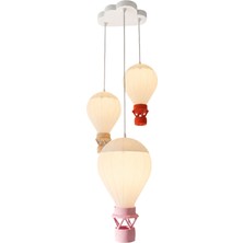Renkli 3’lü Balon Sarkıt Çocuk Odası Avizesi
