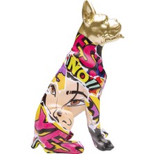 Kare Design Deco Figurine Graffiti Köpek Dekoratif Obje