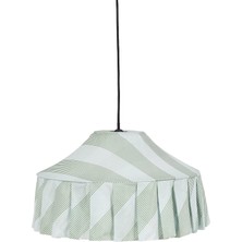 Nobodinoz Nicole Green Diagonal Stripe Aydınlatma Şapkası