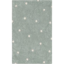 Lorena Canals Mini Dot Blue Dikdörtgen Çocuk Odası Halı 150X100 cm
