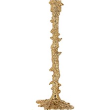 Bakara Collection Rayan Metal Gold Büyük Boy Mumluk