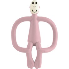 Matchstick Monkey Monkey Pembe Silikon Diş Kaşıyıcı