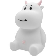 Mary's Cow Inek Figürlü Pembe Beyaz LED Gece Lambası