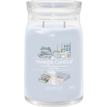 Yankee Candle A Calm And Quiet Place Gri Büyük Mum 567 G