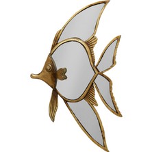 Kare Design Pisces Balık Formlu Polyresin Duvar Aynası