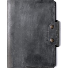 Roarcraft Hemingway Antik Gri A5 Organizer Deri Defter Kılıfı