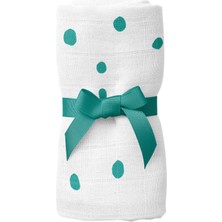 Itsy Bitsy Kids Bird Of Life Mint Dots Müslin Bebek Örtüsü 100 x 100 cm