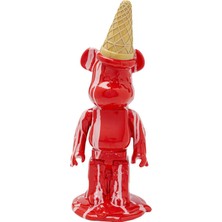 Kare Design Gelato Bear Red Dekoratif Obje 40CM
