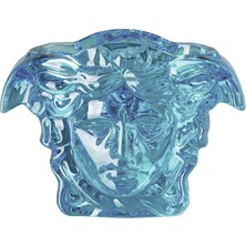 Versace Medusa Grande Mavi Kristal Vazo 19 cm