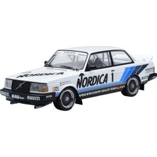 1986 Volvo 240 Turbo #1 Etcc Brünn 1:18 Beyaz Model Araba
