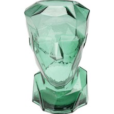 Kare Design Prisma Face Green Cam Vazo 30 cm