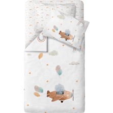 Casadora Baby Happy Tony %100 Organik Pamuk Saten Bebek Çocuk Nevresim Takımı 100 x 150 cm