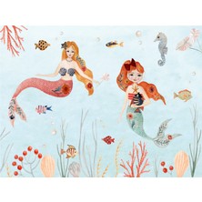 Hueppi Nerida's Treasure Mint Hipoalerjenik Çocuk Halısı 120 x 160 cm
