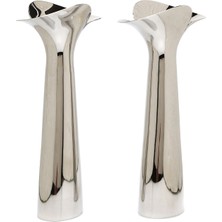 Georg Jensen Silver 2li Çelik Şamdan