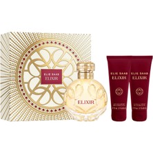 Elie Saab Elixir Edp 100 ml + 75 ml Vücut Losyonu + Duş Jeli Gift Kadın Parfüm Seti