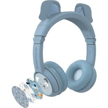 Onanoff Buddyphones Playears Mavi Çocuk Kulak Üstü Kulaklık