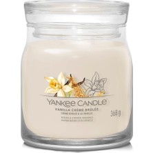 Yankee Candle Vanilla Crème Brûlée Kahverengi Tatlı ve Baharat Kokulu Mum 368 G