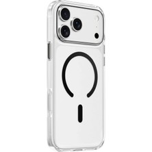 Keephone iPhone 17 Pro Aurora Magsafe Uyumlu Siyah Telefon Kılıfı