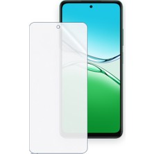 Schitec Oppo A5 5g Uyumlu Ön Yüzey Nano Şeffaf Hidrojel Ekran Koruyucu