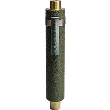Grained Olive Green Pirinç Gövde Tükenmez Kalem