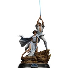 Star Wars Luke And Leia Deluxe 1/10 Art Scale Figür Heykel