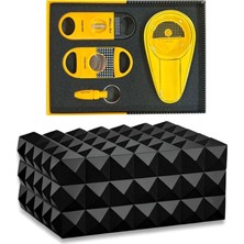 Cigarloong Quasar Design Humidor Puro Kutusu + Mat Siyah 80's ve Puro Seti