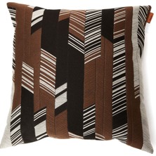 Missoni Home Rafia Kahverengi 40X40 cm Dekoratif Yastık