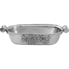 King's Pewter Meyve Desenli Kalay Çiçeklik
