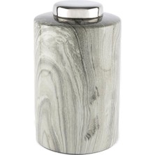 Mikasa Moor Silver Kapaklı Küp Vazo