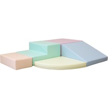 Iglu Corner Climber Pastel Yumuşak Eğitici Aktivite Oyun Seti
