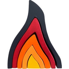 Spika & co Wooden Fire Alev 5'li Ahşap Oyuncaklar