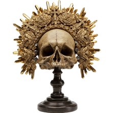 Kare Design King Skull Dekoratif Obje