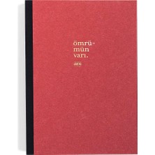 LUGAT365 x Karatis Ömrümün Varı 96 Yaprak Çizgisiz Defter