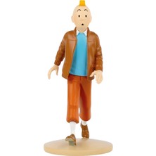 Tintin With His Aviator Jacket Tintin Avec Sa Veste D'aviateur Koleksiyon Figürü