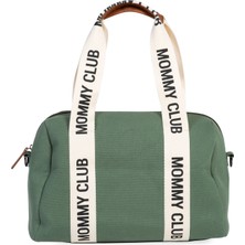 Childhome Mommy Club Bag Yeşil Kanvas Anne Bebek Bakım Çantası