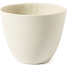 Masuma Ceramics Pure Beyaz Porselen Küçük Boy Kulpsuz Kahve Fincanı